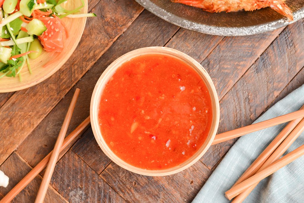 bowl of coconut shrimp dipping sauce