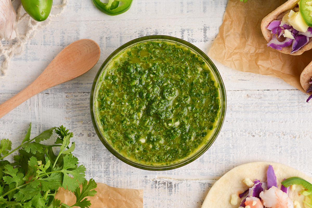 BEST Cilantro Sauce Recipe Perfect For Tacos Or Dipping   Cilantro Sauce 2 