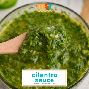 BEST Cilantro Sauce Recipe Perfect For Tacos Or Dipping   Cilantro Sauce FB 300x300 