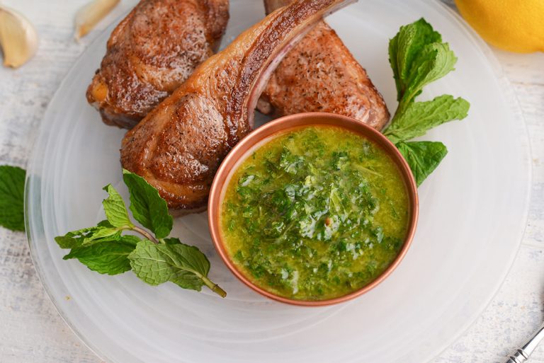 BEST Mint Sauce Recipe (Perfect Sauce for Pairing with Lamb!)