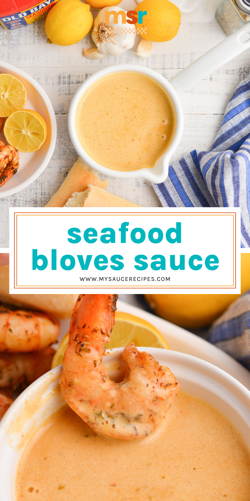 EASY Seafood Sauce (Creamy Savory Bloves Sauce!)