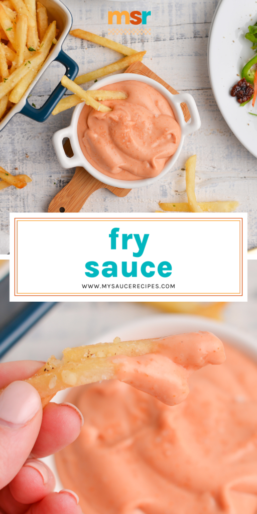 collage of fry sauce for pinterest