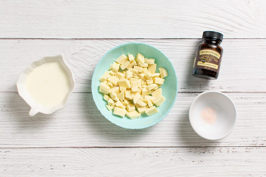 white chocolate syrup ingredients
