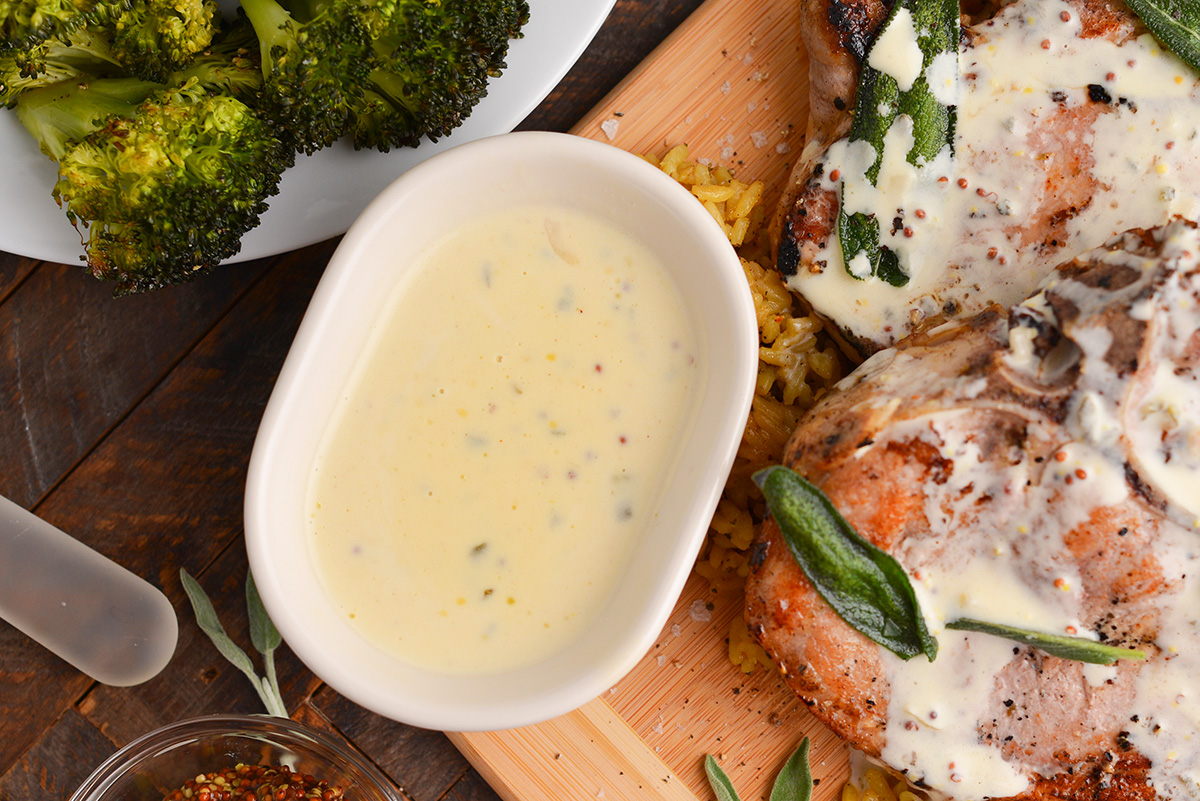 BEST Mustard Cream Sauce Recipe (aka Dijon Mustard Sauce!)