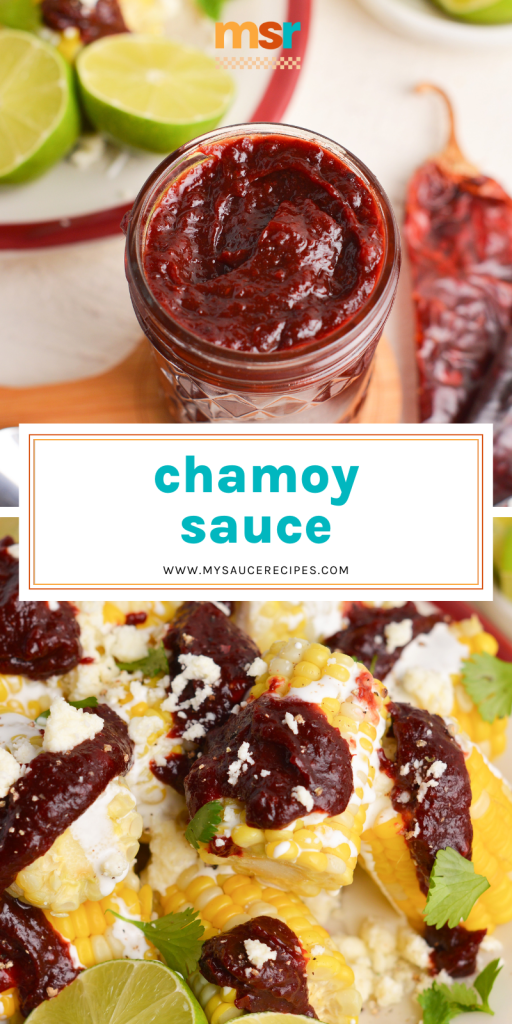 collage of chamoy sauce for pinterest