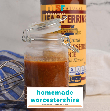 BEST Homemade Worcestershire Sauce (Ready In 5 Minutes!)