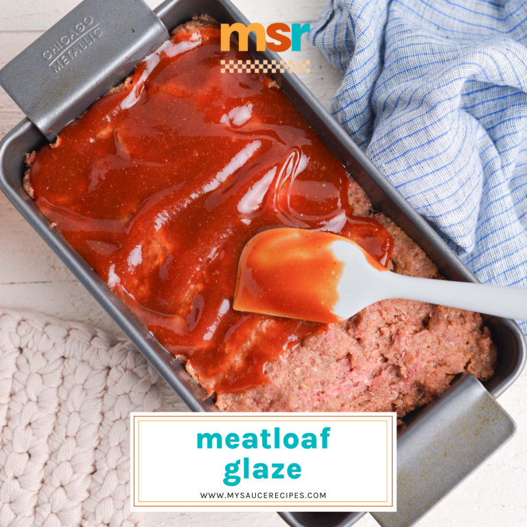 EASY Meatloaf Glaze (BEST Homemade Sauce for Meatloaf!)