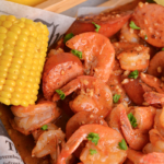 cob of corn in shrimp bowl