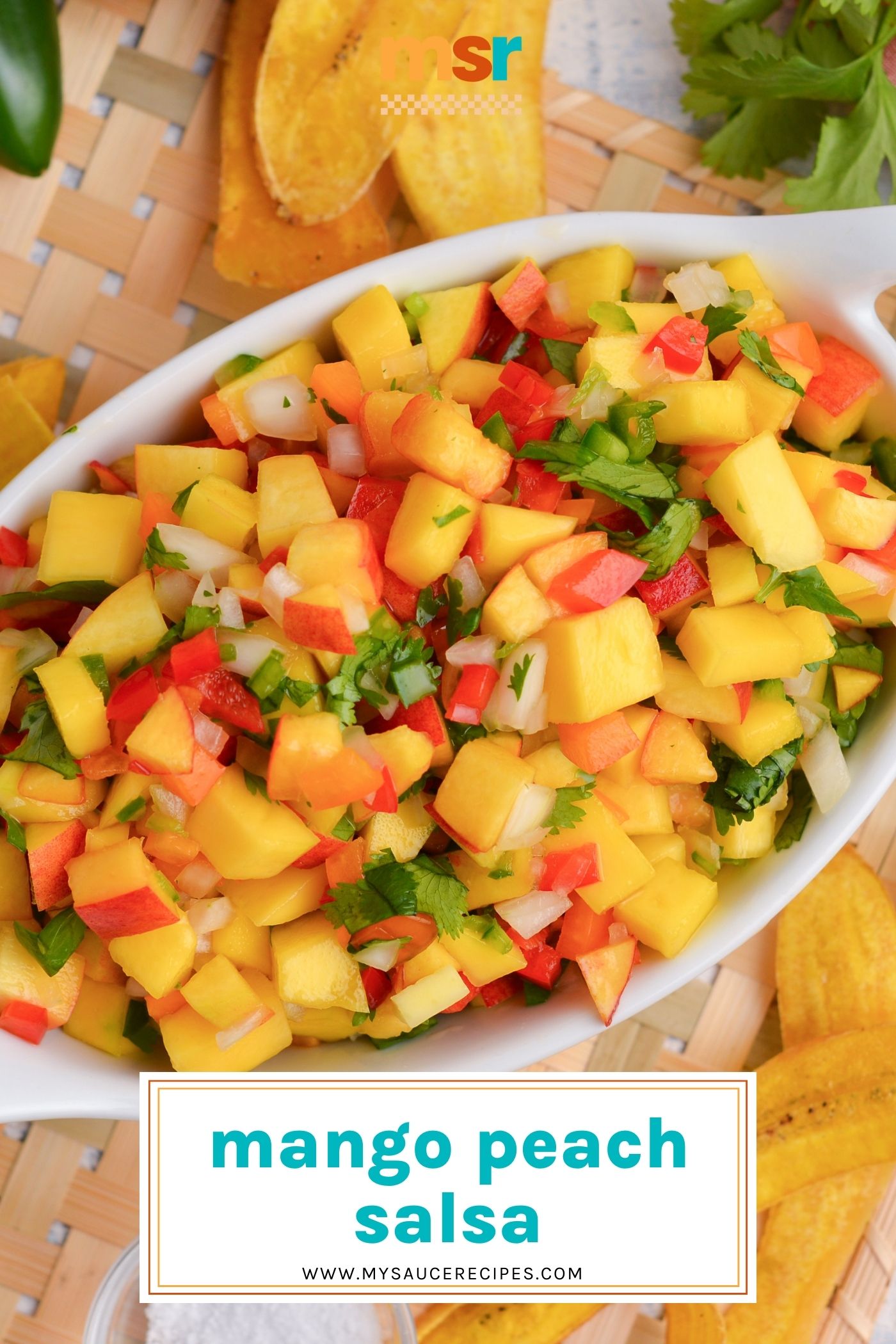 Mango Peach Salsa Recipe - Savory Experiments